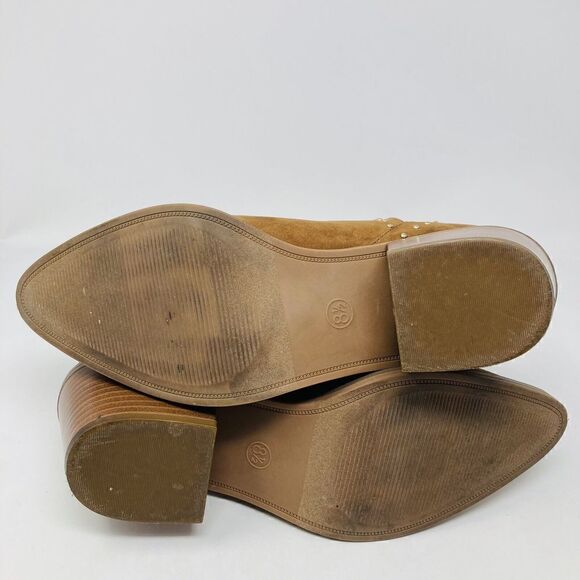 Target It’s A New Day Brown Shoes Studded Ankle Pointed Toe Booties Size 8.5 - Picture 8 of 12
